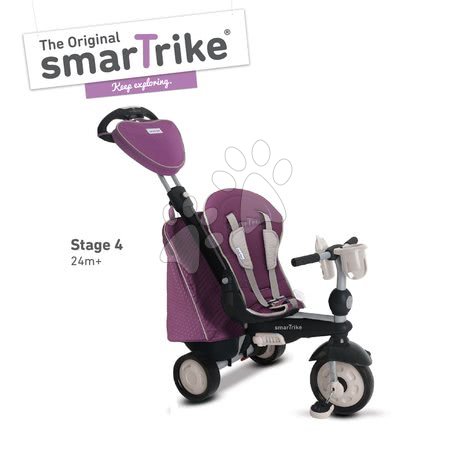 Tříkolky od 10 měsíců - Tříkolka Recliner Infinity Purple 5v1 smarTrike - 7