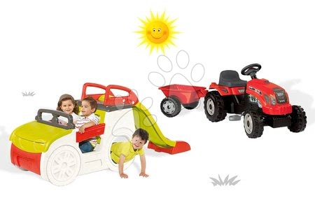 Jeux d'escalade - Set de toboggan Adventure Car Smoby - 24