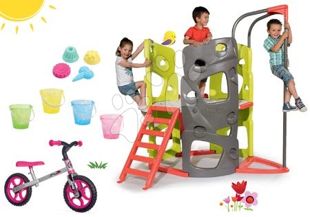 Klettergerüste Sets - Klettergerüst-Set Multiactivity Climbing Tower Smoby  - 25