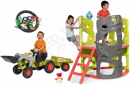 Játékok fiúknak - Szett mászóközpont Multiactivity Climbing Tower Smoby