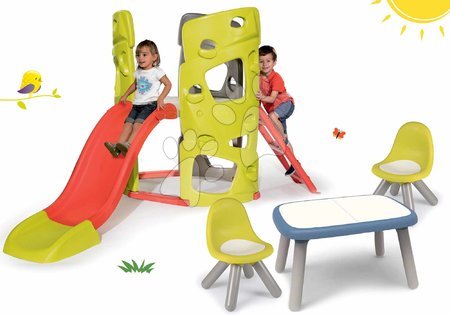 Jucării și jocuri pentru grădină - Set centru de cățărat Multiactivity Climbing Tower Smoby