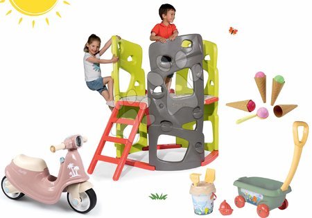 Hračky pro děvčata - Set prolézačka Multiactivity Climbing Tower Smoby