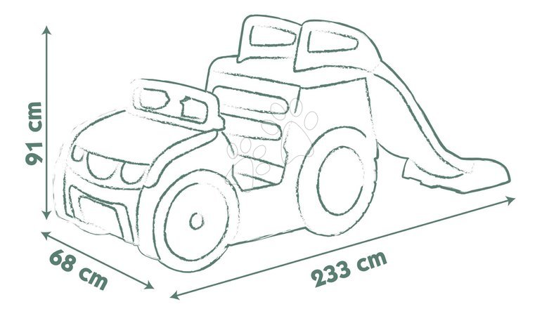 Cățărătoare pentru copii - Cățărătoare Cars cu nisipar în valiză Adventure Car Life Smoby - 2