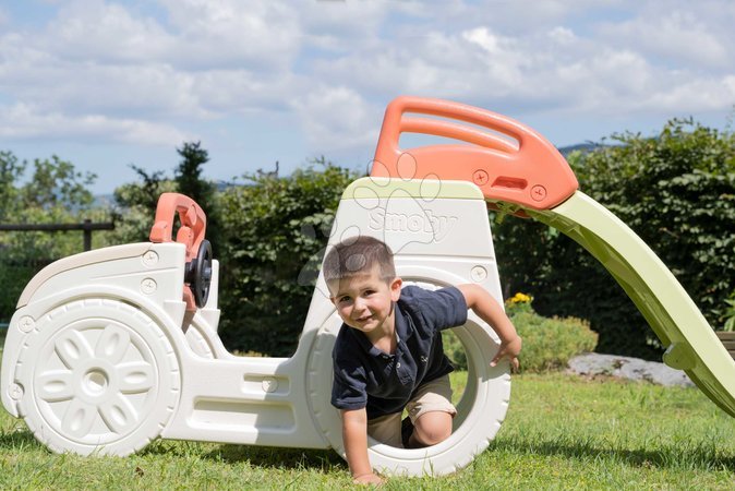 Domki z placem zabaw - Zestaw domku Przyjaciół i zjeżdżalnia Auto Friends House Life Smoby - 18