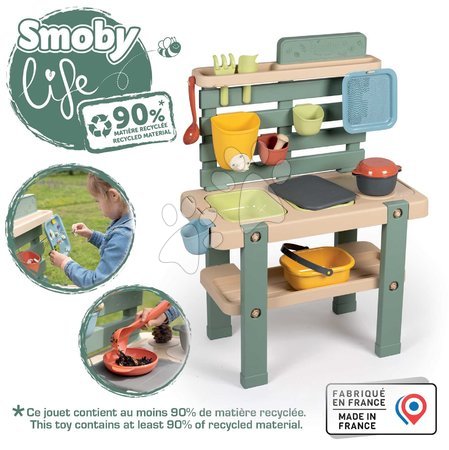 Cabanes avec toboggan - Maison avec cuisine et jardin Friends House Life Smoby - 14