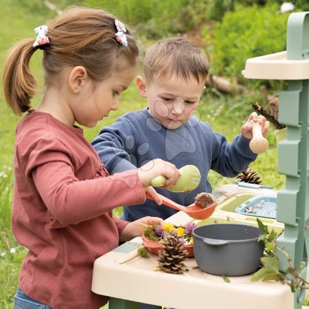 Kleine Spielhäuser mit Rutsche - Spielhaus mit Küche und Garten Friends House Life Smoby - 26