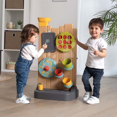 Circuits à eau pour enfants - Mur d'activités réversible avec 6 activités sportives Activity Wall Smoby - 5