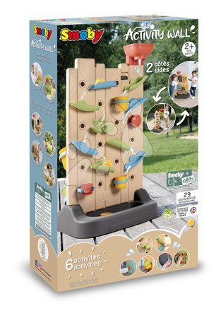 Sportspiele für die Kleinsten - Spielwand mit Ball und Wasser Activity Wall Life Smoby - 4