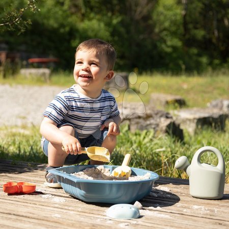 Sandkästen für Kinder - Ökologischer Muschelsandkasten mit Formen Mini Sand Pit Green Smoby - 3