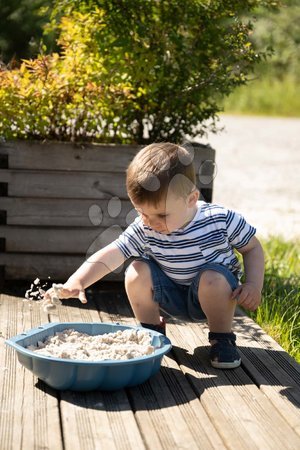 Sandkästen für Kinder - Ökologischer Muschelsandkasten mit Formen Mini Sand Pit Green Smoby - 5