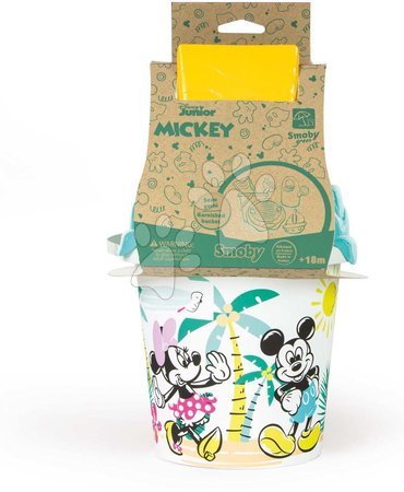 Kbelíky do písku - Kyblíček set z cukrové třtiny Mickey Bio Sugar Cane Bucket Smoby  - 2