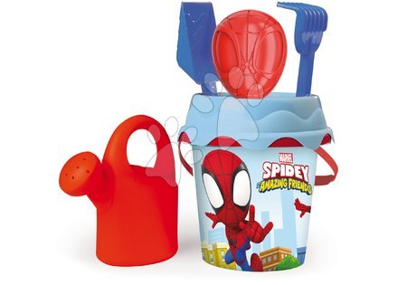 Hry na zahradu - Kbelík set Spidey Spiderman Garnished Bucket Smoby