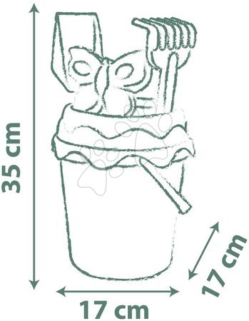 Sand buckets - Eco-friendly bucket M. Bucket Green Smoby - 11