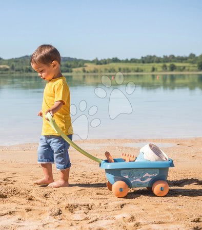 Roabe pentru nisip - Cărucior de tras din trestie de zahăr Bio Sugar Cane Beach Cart Smoby - 5