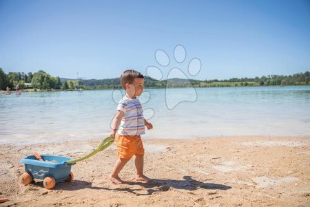 Kolečka do písku - Vozík na tahání z cukrové třtiny Bio Sugar Cane Beach Cart Smoby - 10