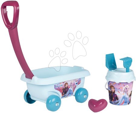 Roabe pentru nisip - Cărucior de tras Frozen Garnished Beach Cart Smoby  - 3