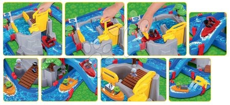 Pedal ride-on sets - Set tractor for pedaling and water track with cave Builder Max Tractor Smoby - 30