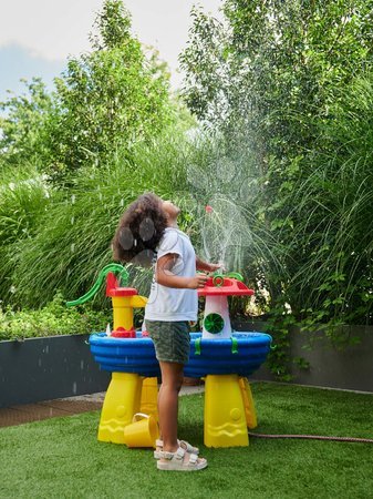 Playhouses with waterway - Set domček meteorologická stanica s vodnou dráhou stôl Amphie Štyri ročné obdobia 4 Seasons Playhouse Smoby - 15