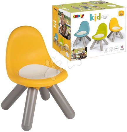 Kids' outdoor furniture - Stôl pre deti so žltou stoličkou Kid Table Smoby - 8