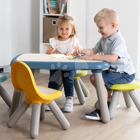 Kids' outdoor furniture - Stôl pre deti so žltou stoličkou Kid Table Smoby - 10