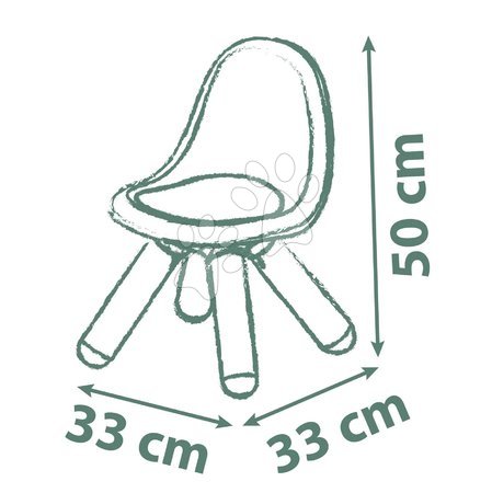 Dječji vrtni namještaj - Stolice za djecu KidChair Outdoor Life Smoby - 5