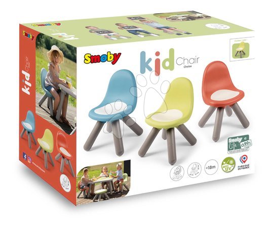 Dětský záhradní nábytek - Židle pro děti KidChair Green Life Smoby - 10