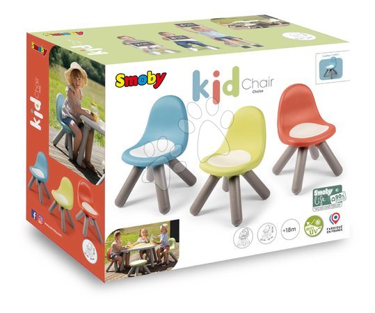 Dětský záhradní nábytek - Židle pro děti KidChair Blue Life Smoby - 11