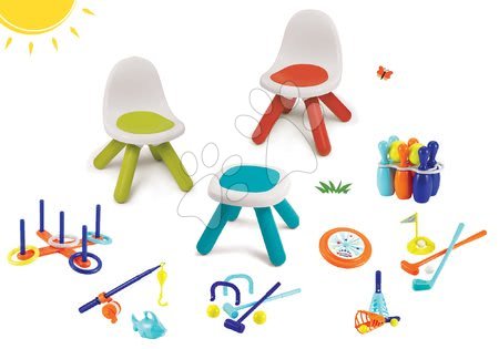 Detský záhradný nábytok sety - Set Piknik stolík s dvoma stoličkami KidChair Smoby - 28