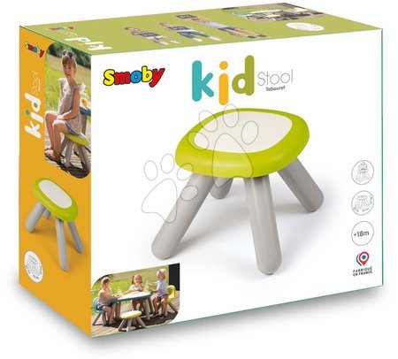 Dječji vrtni namještaj - Stol za djecu s žutom stolicom i zelenom taburetkom Kid Table Smoby - 23