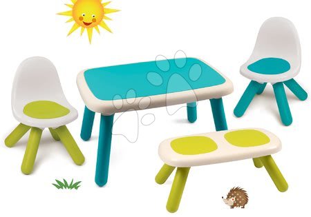 Set mobili da giardino per bambini  - Set tavolo per bambini KidTable verde Smoby - 26