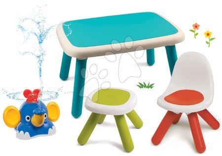 Set mobili da giardino per bambini  - Set tavolo per bambini KidTable verde Smoby - 25