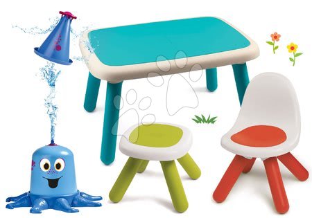 Set mobili da giardino per bambini  - Set tavolo per bambini KidTable verde Smoby - 27