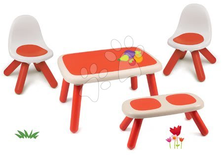 Dětský záhradní nábytek sety - Set stůl pro děti KidTable zelený Smoby - 29