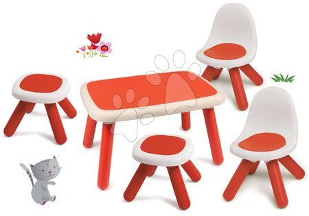 Dětský záhradní nábytek sety - Set stůl pro děti KidTable zelený Smoby - 29