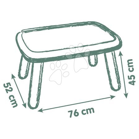 Dječji vrtni namještaj - Stol za djecu KidTable Life Smoby - 6