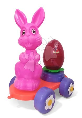 Baby and toddler toys from manufacturer Dohány, Mondo - Autíčko zajačik na ťahanie Dohány