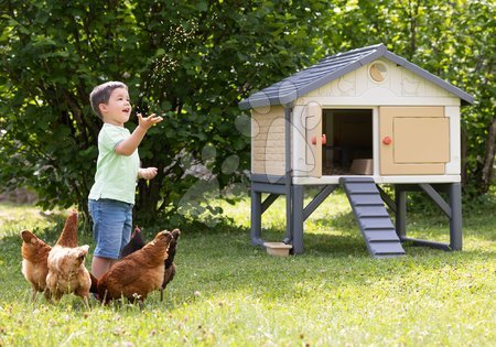 Playhouse sets - Set domček pre záhradníka s kurínom pre 5 sliepočiek Garden House Smoby - 2