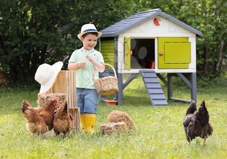 Kurin pre sliepky - Kurín pre 5 sliepok Cluck Cluck Cottage Green Smoby - 12