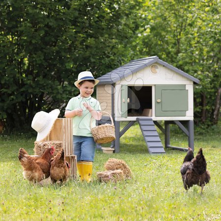 Hühnerstall - Hühnerstall für 5 Hühner mit Futterstelle und Nest Cluck Cluck Cottage Life Smoby - 3