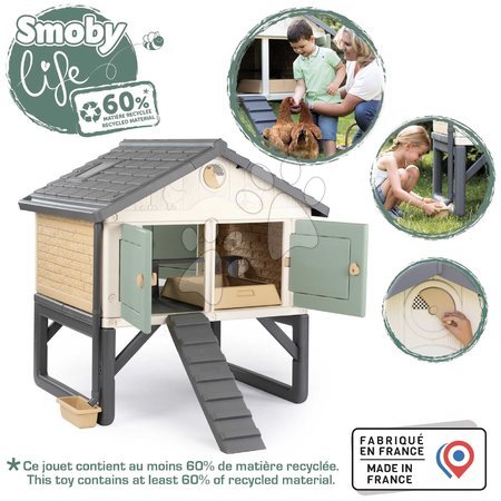 Poulailler - Poulailler pour 5 poules avec mangeoire et nid Cluck Cluck Cottage Life Smoby - 2