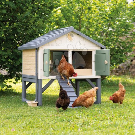 Smoby - Poulailler pour 5 poules avec mangeoire et nid Cluck Cluck Cottage Life Smoby_1