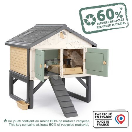 Poulailler - Poulailler pour 5 poules avec mangeoire et nid Cluck Cluck Cottage Life Smoby - 4