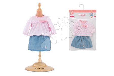 Doll clothing - Clothing set Top & Skirt Mon Grand Poupon Corolle - 4