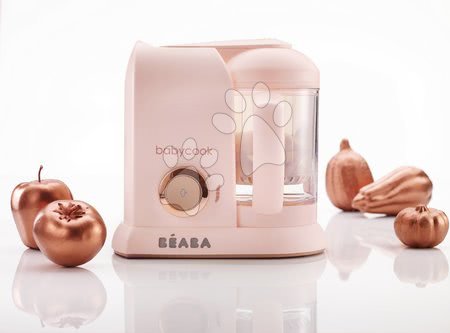 Parní hrnec s mixérem - Set parní vařič a mixér Babycook Solo Rose Gold Beaba - 1