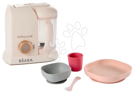 Parní hrnec s mixérem - Set parní vařič a mixér Babycook Solo Rose Gold Beaba - 23