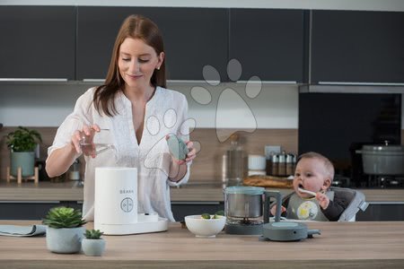 Pour bébés - Cuiseur vapeur et mixeur Babycook® Neo Grey White Beaba - 3