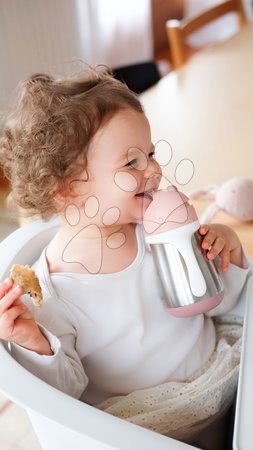 Kinderbecher - Flasche Bidon mit Doppelwänden Stainless Steel Straw Cup Beaba - 8