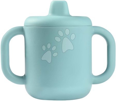 Dětské hrnky - Hrnek pro miminka Silicone Learning Cup Blue Beaba - 7