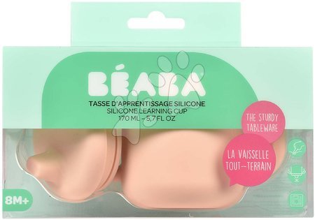 Tazze per bambini - Tazza training per bebè Silicone Learning Cup Pink Beaba   - 6