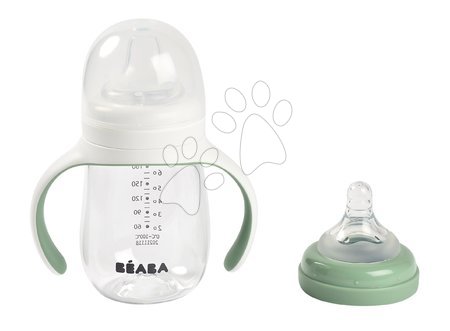 Kinderbecher -  Bidon Flasche zum Trinken lernen 2in1  Training Bottle Beaba  - 7